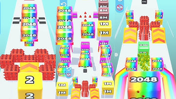 Save the jelly run 2048 android game all max levels