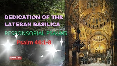  Dedication of the Lateran Basilica, 