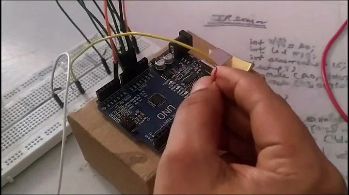 IR sensor by Arduino with IR LED's