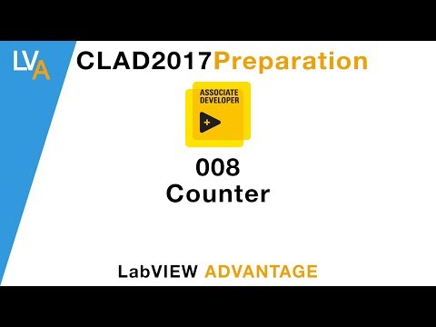 LabVIEW CLAD 008 Counter
