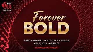 National Volunteer Awards Event, May 2, 2024, 6-8 p.m. Central Time