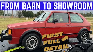 Detailing The BARN FIND Volkswagen GTI *It’s Ready For The SHOWROOM Again*