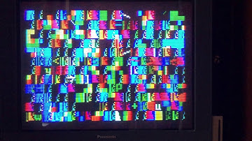 GI RA-3-9600 RAM test running on Intellivision (Identifies bad SRAM chip on Intellivision)