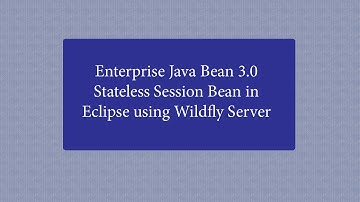 Ejb program in eclipse