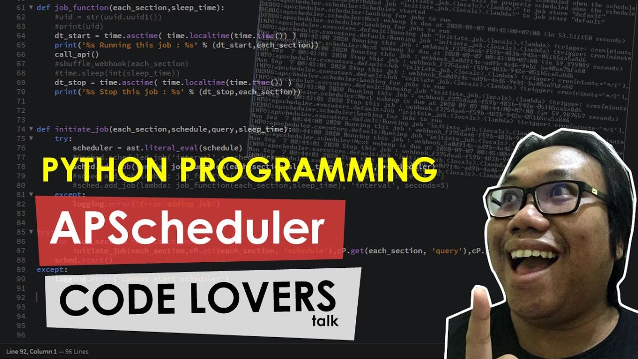 Python Programming Apscheduler Youtube