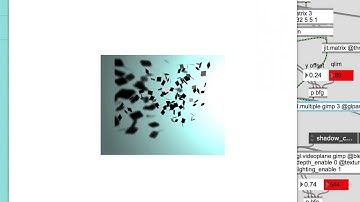 Cycling74 Jitter/MSP doodle 14- shadows & jit.gl.material