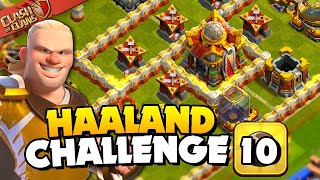 Easily 3 Star Trophy Match Haaland challenge  #10 Trophy Match (Clash of Clans)