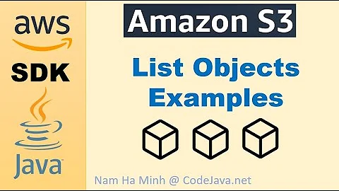 AWS SDK for Java S3 List Objects Examples