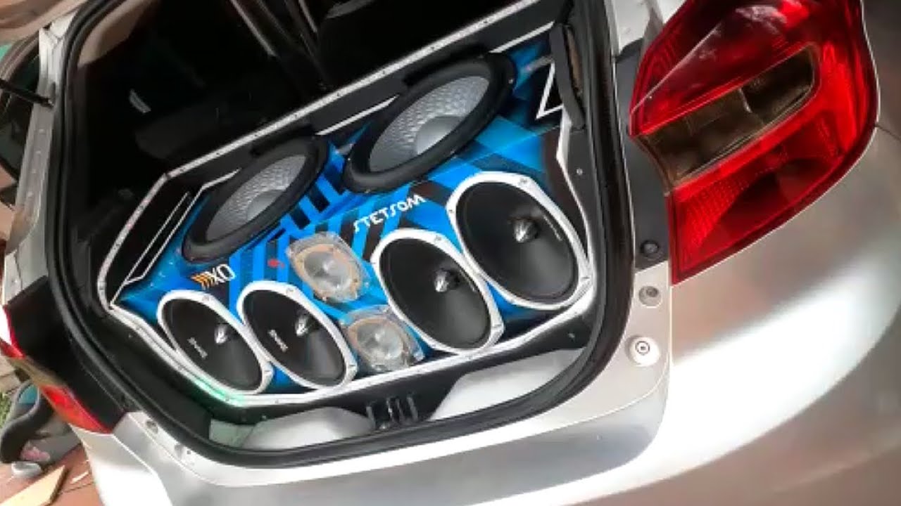 FORD KA COM 2 SUBWOOFER BRAVOX UXP DE 500 RMS E 4 6X9 SNAKE | ILOVEBASSBR - YouTube