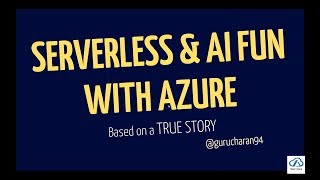 #AIforAll | Building real-world #serverless AI-powered solution on Azure | Dear Azure | AZ-INDIA screenshot 4