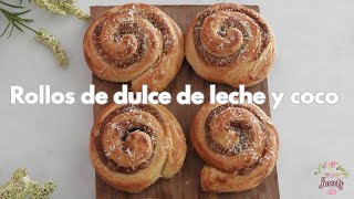 ROLLOS DE DULCE DE LECHE Y COCO | RICO, RÁPIDO Y FÁCIL | SERIE FACTURAS 4 | Elu Sweets