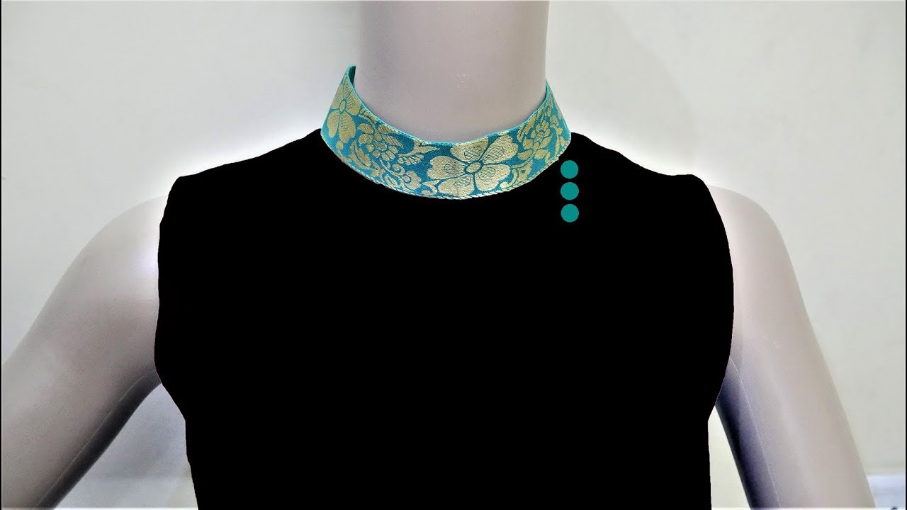 Latest Collar Neck Design (Easy Way) Cutting And Stitching - YouTube