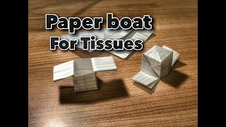 Paper boat making for Histopath