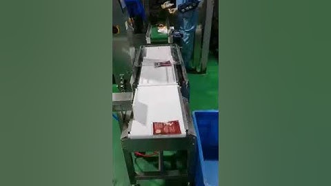 Weight checker with auto rejection