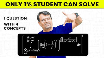 Only 1% Students can Solve | 1 Question with 4 Concepts By GP Sir