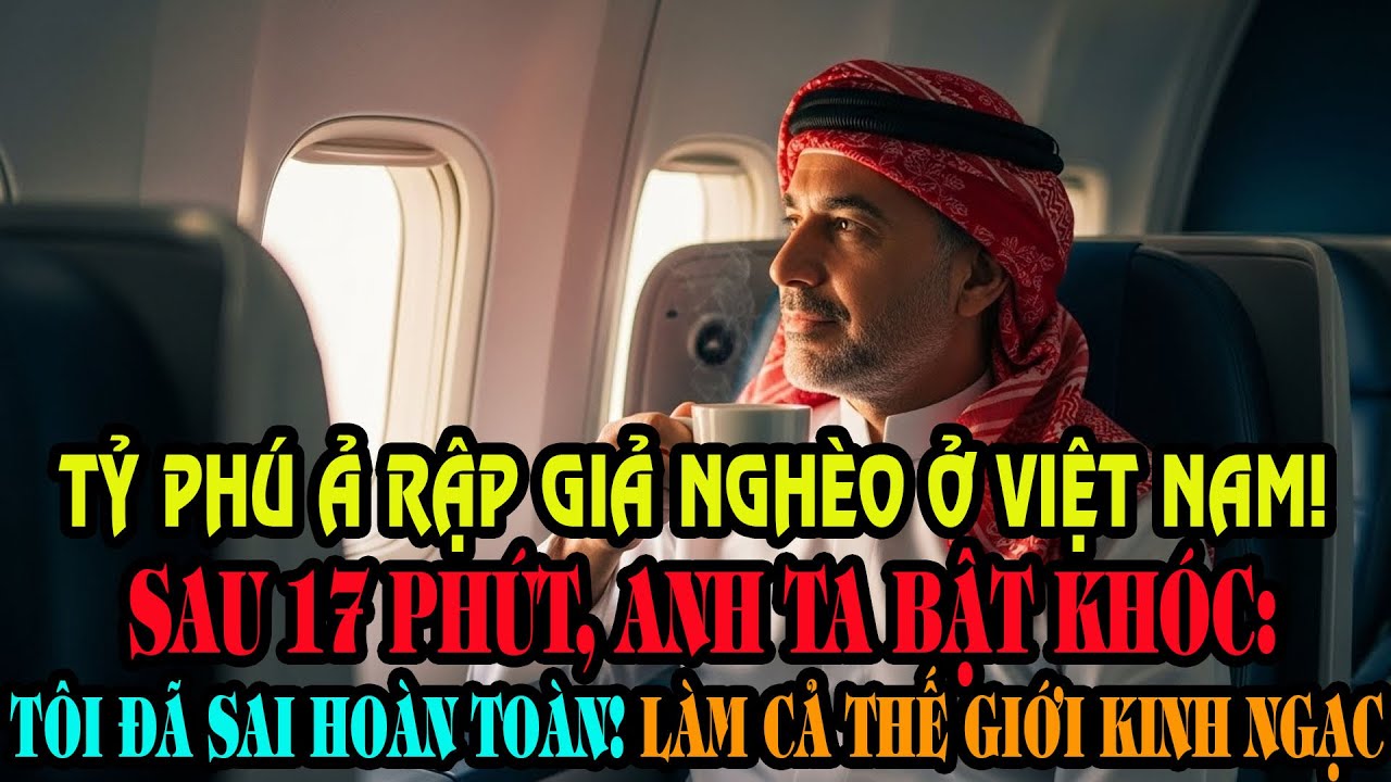 Tỷ phú Ả Rập giả làm bệnh nhân vô danh ở Việt Nam, định 3 ngày nhưng 17 phút sau đã khóc thú nhận...