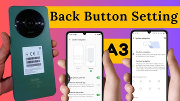 Redmi a3 back button change/Redmi a3 me back button change kaise kare/back button setting