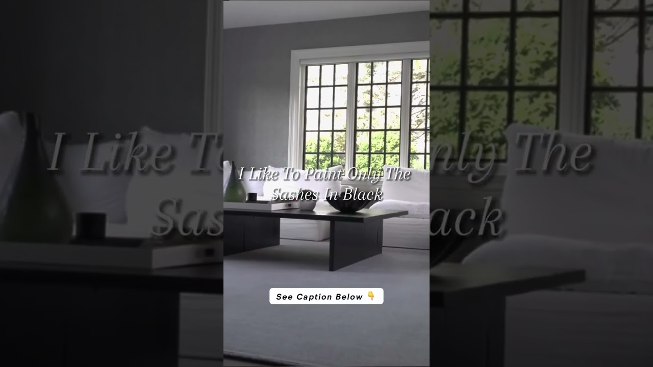 Why only paint the sashes? 🤔 🖌️Tip: Focus on the sashes, leaving the casing and trim in a striking