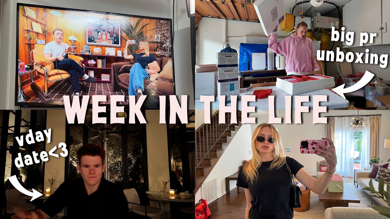 week in the life: how i stay productive, lots of car chats, vday with max
