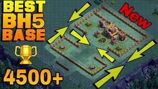 BUILDER HALL 5 (BH5) BASE LAYOUT COC |BEST EPIC BH5 DEFENSIVE POPULAR TROLL BASE COC | CLASH OF CLAN