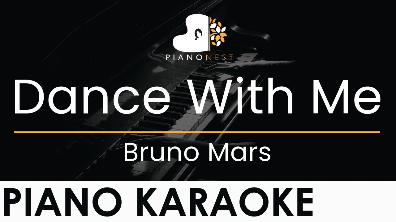 Bruno Mars - Dance With Me - Piano Karaoke Instrumental Cover with Lyrics