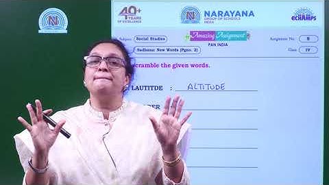 28TH JUL PAN INDIA CLASS IV SOCIAL ASSIGNMENT KEY