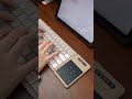 Full layout, half the size. ⌨️ #foldablekeyboard #bluetoothkeyboard #portable #ipadkeyboard