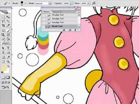 Tutorial colorindo com adobe photoshop CS parte I