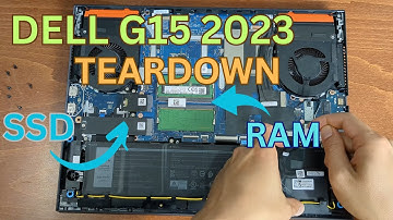 Dell G15 (2023) Teardown and upgrading RAM, SSD in 4K