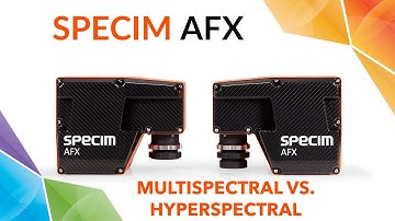 SpecimAFX - Multispectral vs HSI