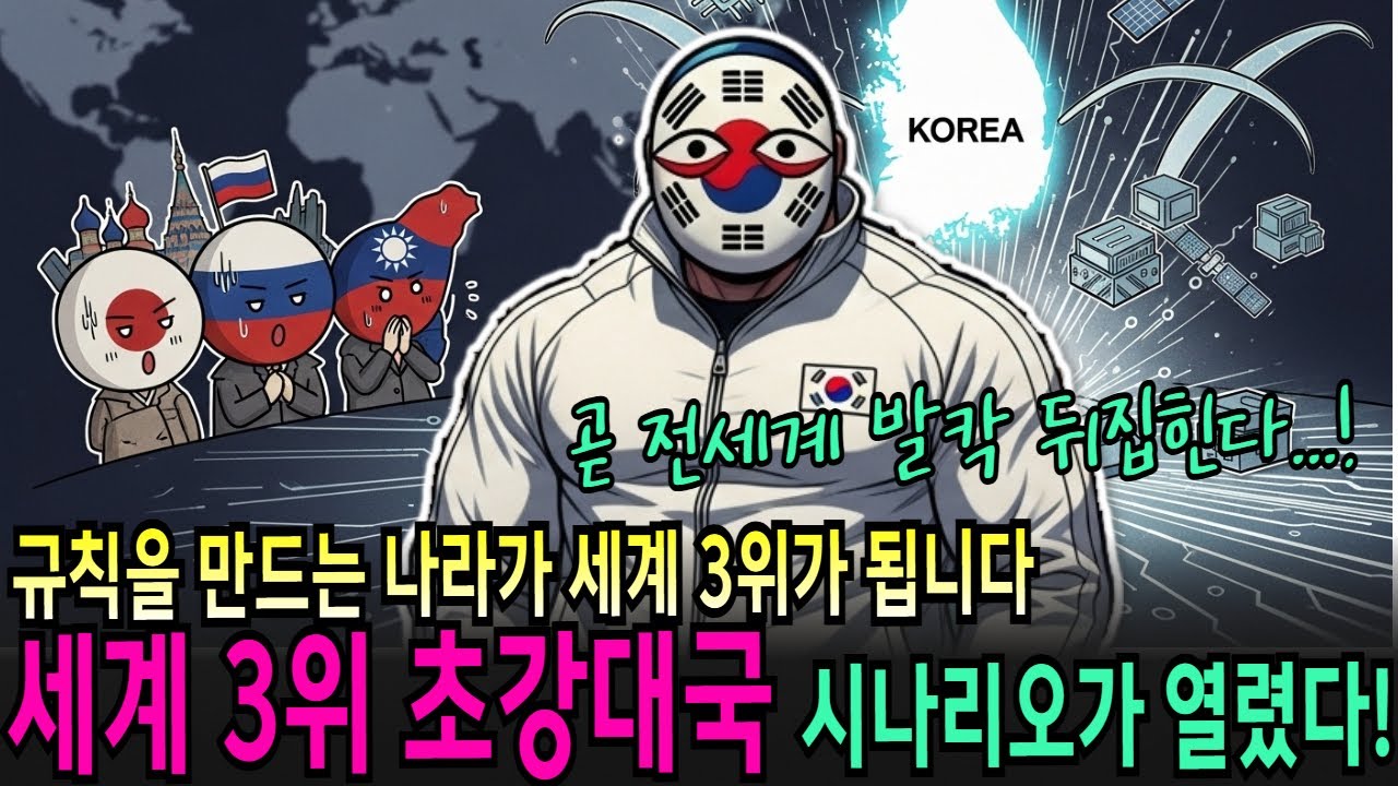 “한국이 3위 된다” 허황된 꿈이 아니다, 미중 패권전쟁의 빈자리, 한국이 들어갑니다!