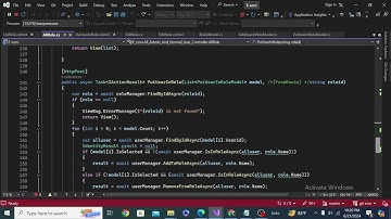 Cannot perform runtime binding on a null reference.||why user update button does not work...........