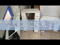 Review ODK 48 Inch White Computer Desk with 8 Fabric Drawers, Modern Office Desk with Large Storage