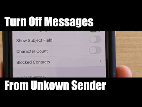 iPhone 11 Pro: How to Turn Off Messages From Unknown Sender | iOS 13 - YouTube