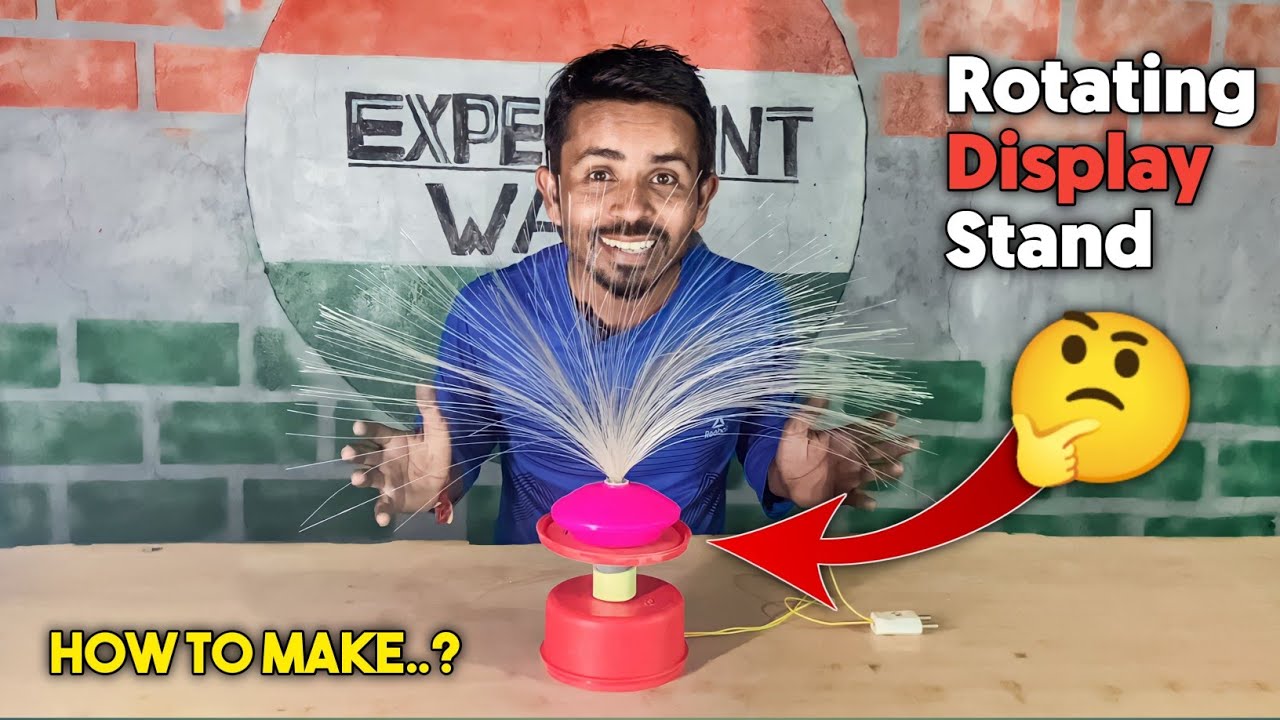 How To Make Rotating Display Stand At Home
