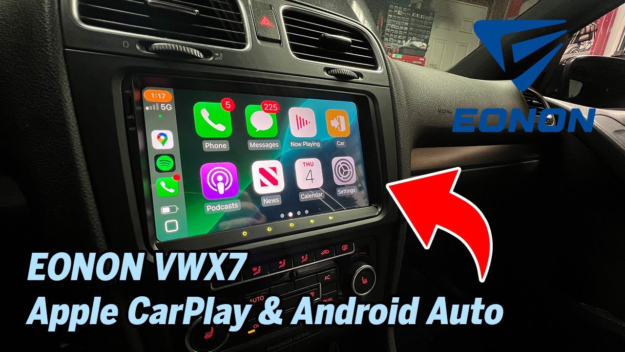 Eonon VWX7 Capplay и Android Auto для Volkswagen