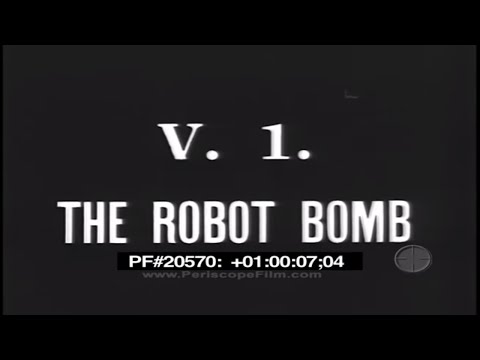 V-1 THE ROBOT BOMB - V 1 Bomb, Buzz Bomb , Doodlebug , Predecessor to Cruise Missile 20570