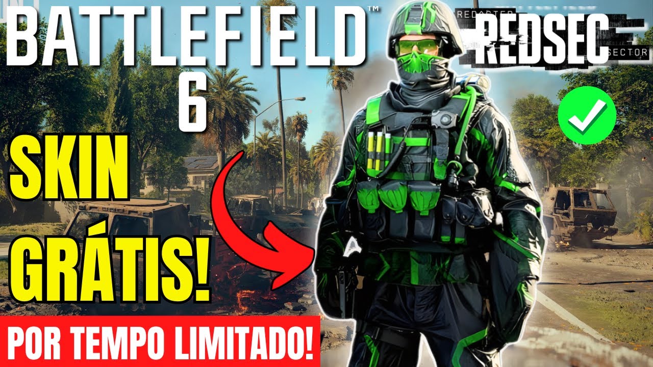 Como Pegar a SKIN GRÁTIS da Razer no Battlefield 6