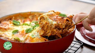 Comment faire des lasagnes sans four - Dbara khef lef 2 - Ep 34