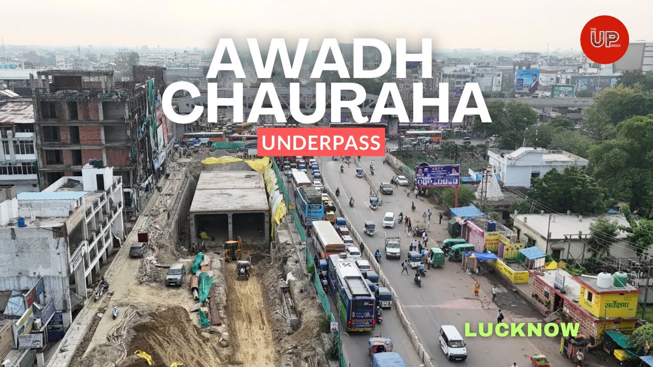 Lucknow Awadh Crossing Underpass | Latest Update | Nahariya Chauraha | Awadh Chauraha #theupindex 