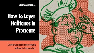 How to Layer Halftones in Procreate