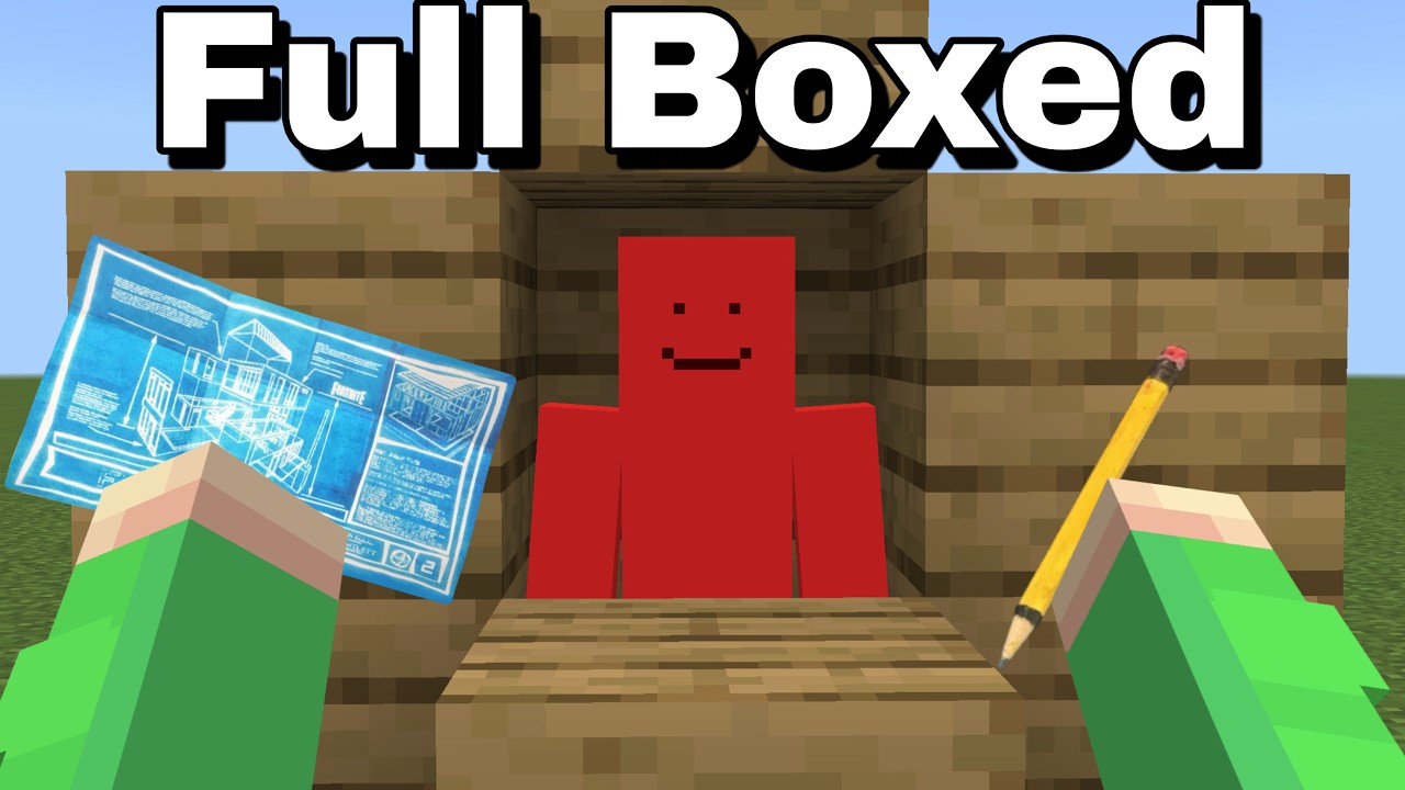 Full boxing people in Minecraft