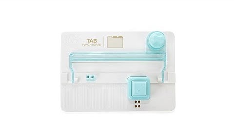 We R Memory Keepers Tab Punch Board