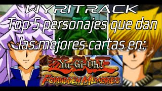 Yu-Gi-Oh! Forbidden Memories | Top 5 personajes que dan mejores cartas en el juego #wyritrack #ps1