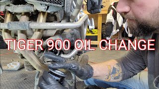 HOW TO: Triumph Tiger 900 Oil Change | Can Anyone Do It?