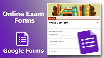 How to create Online Exam Form using Google Forms