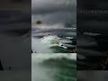 Container Ship Bridge Cam: Lightning Storm + Wave Inundation #shorts