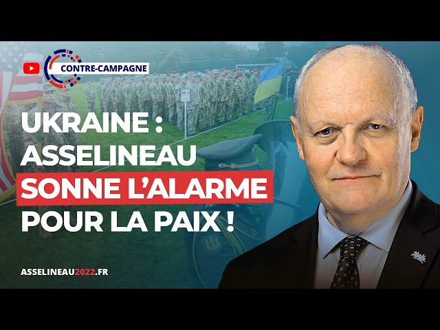 Ukraine : Asselineau sonne l'alarme pour la paix en Ukraine