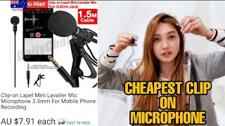 AMAZING Cheap $8 Lavalier Mic Review 2021