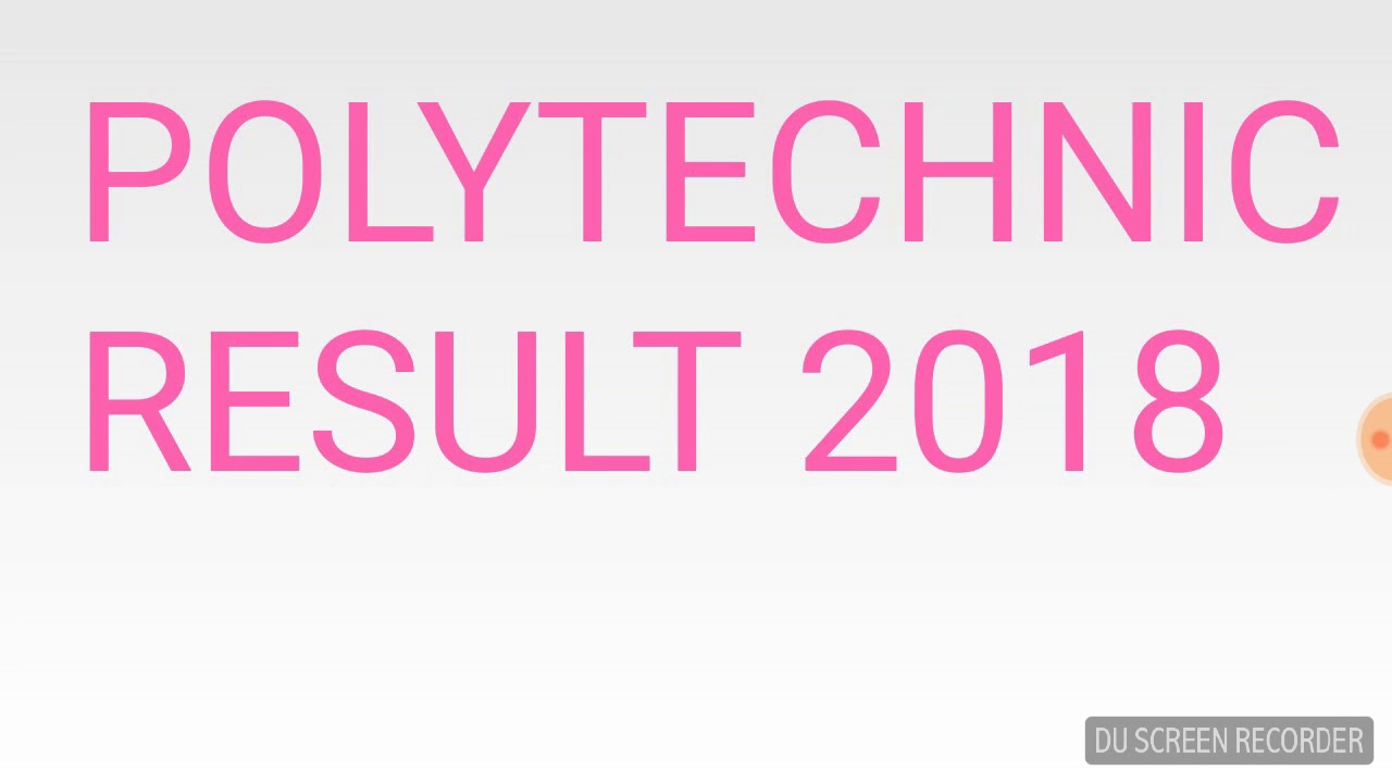 JEECUP RESULT 2018 UP POLYTECHNIC ENTRANCE  RESULT 2018